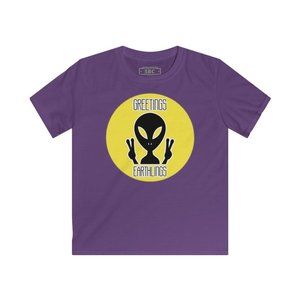 SBC Greetings Earthling Short Sleeve Purple Tee